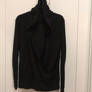 Ralph Lauren Black Pullover Hoodie Sweater Medium